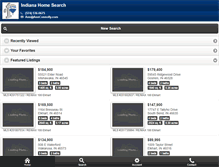 Tablet Screenshot of elkhartcountylistings.com